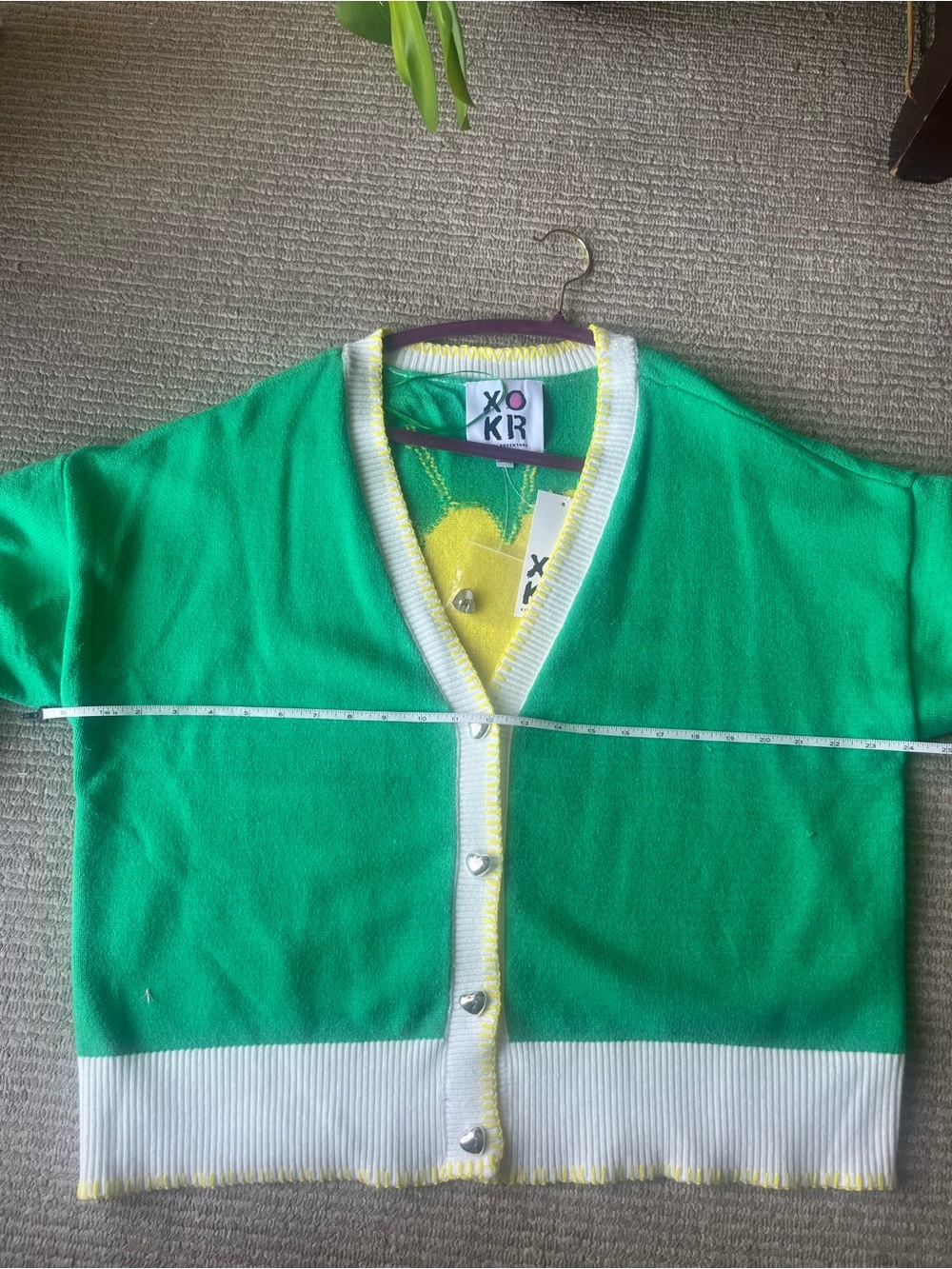 Kerri Rosenthal XOKR Sunshine Sweater XL runs small. Big medium in my opinion - Picture 8 of 9